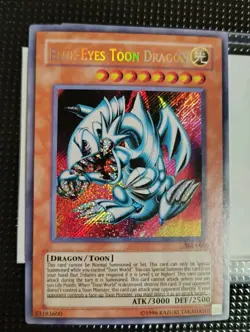 YuGiOh Blue-Eyes Toon Dragon SRL-000 Unlimited Secret Rare - Image 2