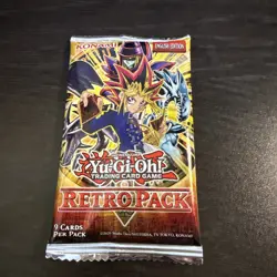 Yugioh! Retro Pack REPRINT Booster Pack (1 Foil Pack) Factory Sealed - Image 1