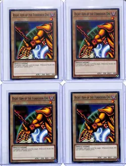 (4) Lot 2016 Yu-Gi-Oh! Legendary Decks II Right Arm of Forbidden One #LDK2-ENY05 - Image 1