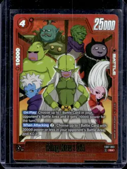 2025 Dragon Ball Super Fusion World King Kuu DA R #FB07-003 - Image 1
