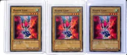 (3) Lot 2002 Yu-Gi-Oh! Metal Raiders Unlimited Harpie Lady #MRD-008 - Image 1