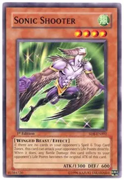 Sonic Shooter - SD8-EN002 - Common - 1st Edition - Lightly Played - Image 1