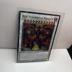 2020 Yu-Gi-Oh! Crimson King 1st Ed- Red Supernova Dragon SDCK-EN044 Super Rare - Image 2