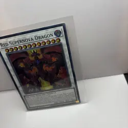 2020 Yu-Gi-Oh! Crimson King 1st Ed- Red Supernova Dragon SDCK-EN044 Super Rare - Image 3