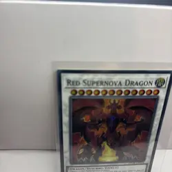 2020 Yu-Gi-Oh! Crimson King 1st Ed- Red Supernova Dragon SDCK-EN044 Super Rare - Image 5