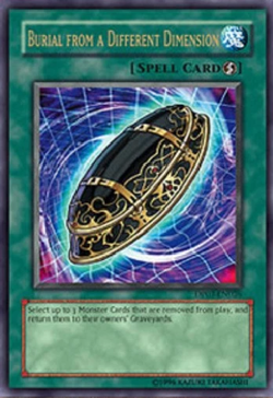 Yu-Gi-Oh! Burial from a Different Dimension DP03-EN026 Ultra Rare - Image 1