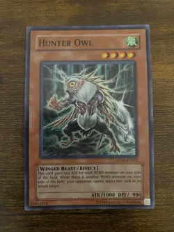 Hunter Owl GX03-EN002 Yu-Gi-Oh! GX Spirit CallerPromotional Foil Promo Limited - Image 1
