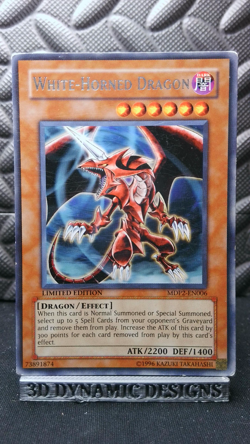 | Yugioh White-Horned Dragon MDP2-EN006 Rare Mcdonald's Promo PL 🔥 | - Image 1