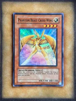 Yugioh Phantom Beast Cross-Wing GX02-EN001 Super Rare LP - Image 1