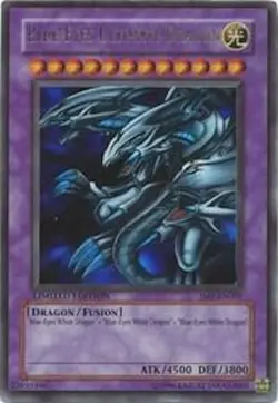 YuGiOh - Blue-Eyes Ultimate Dragon - JMP-EN005 Limited Ed Ultra Heavy Play HP - Image 1
