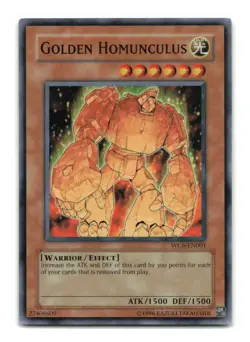 Golden Homunculus - WC6-EN001 Super Rare - YuGiOh-LP - Image 1