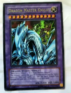 Yugioh Dragon Master Knight UE02-EN001 Ultra Rare Limited Edition LP - Image 1