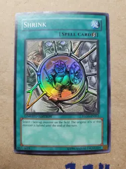Shrink STON-ENSE2 Limited Edition Super Rare LP Yugioh 1996 Holo Foil - Image 1