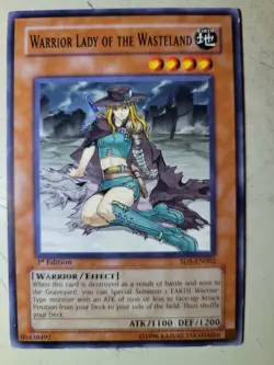 Yugioh Warrior Lady of the Wasteland SD5-EN002 Common 1st Edition - Image 1
