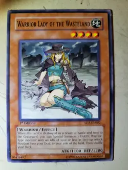Yugioh Warrior Lady of the Wasteland SD5-EN002 Common 1st Edition - Image 2