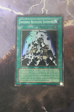 Yugioh Inferno Reckless Summon - DP2-EN025 - Chazz Princeton - Unlimited - LP - Image 1
