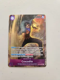 Crocodile (060) (Alternate Art) OP04-060 Kingdoms of Intrigue Foil - Image 1