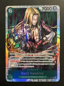 Basil Hawkins OP07-029 SR Foil | PRB02 - The Best Vol 2 | One Piece TCG NM - Image 1