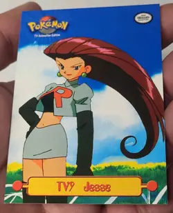 Vintage Rare TV9 Jesse Non-Holo TV Animation Edition Pokemon Topps Trading Card - Image 1