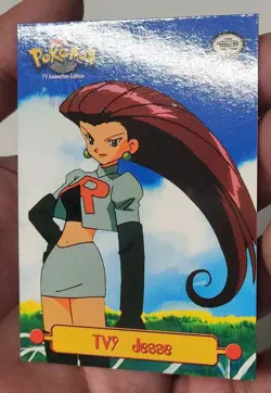 Vintage Rare TV9 Jesse Non-Holo TV Animation Edition Pokemon Topps Trading Card - Image 4
