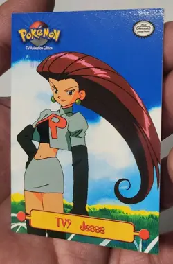 Vintage Rare TV9 Jesse Non-Holo TV Animation Edition Pokemon Topps Trading Card - Image 5