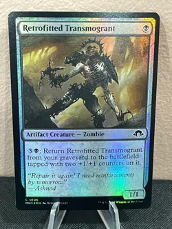 MTG Retrofitted Transmogrant FOIL Modern Horizons 3 #106 Magic Card - Image 1
