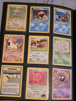 290 CARD LOT - Pokemon Binder Collection - Vintage WoTC, 1st Edition - Image 1