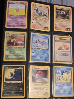 290 CARD LOT - Pokemon Binder Collection - Vintage WoTC, 1st Edition - Image 2