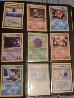 290 CARD LOT - Pokemon Binder Collection - Vintage WoTC, 1st Edition - Image 3