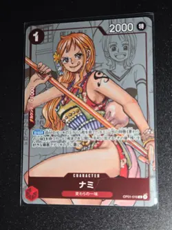 One Piece TCG OP01-016 Nami Japanese 25th Anniversary Card Alt Art Mint/NM - Image 1