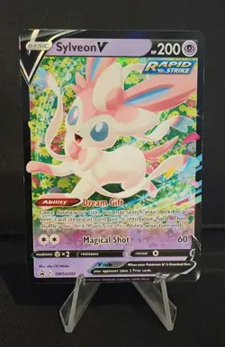 Pokemon: Black Star Promo - Sylveon V SWSH202 - Insufficient Ink Error Card - Image 1