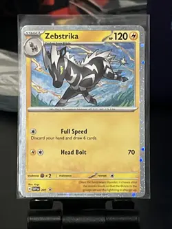 Zebstrika - 201 (Cosmos Holo) 201 Sv: Scarlet & Violet Promo Cards Holo - Image 1
