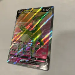 Virizion V 164/189 Astral Radiance Full Art Ultra Rare Holo Pokemon Card NM - Image 3
