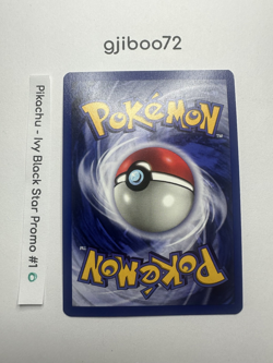 Pokemon IVY Pikachu Black Star 1 - League Promo Exclusive WotC - 1999 Card - Image 3