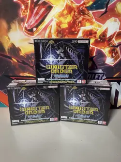 Factory Sealed X3 Digimon Card Game EX10 Sinister Order Booster Box - Image 1