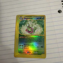 Meganium 18/165 Expedition English Pokemon Card Holo Rare, 2002. NM- - Image 1