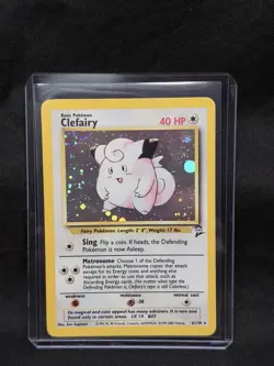 Clefairy 006/130 Pokemon TCG Trading Card Base Set 2 Holo - Image 2