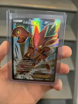 Pokemon TCG Scizor EX Full Art Ultra Rare Holo Card 119/122 - Image 1