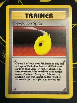 Devolution Spray 72/102 Pokemon Card TCG Base Set Unlimited LP - Image 1