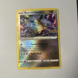 Pokemon TCG Radiant Eevee SWSH230 Sword & Shield Promo Card in NM Condition - Image 1