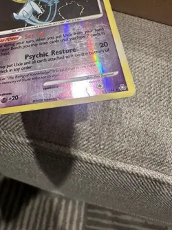 Uxie 43/146 Reverse Holo Rare Legends Awakened Pokemon Card - Image 3