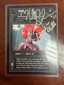 Star Wars CCG Rare Special Edition : Rystall - Autographed Card - Image 1