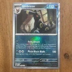Pokemon TCG Umbreon Poke Ball Pattern Prismatic Evolutions 059/131 NM Card - Image 1