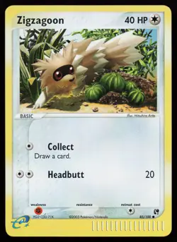 Zigzagoon 85/100 Sandstorm Reverse Holo Pokemon Card - Image 1