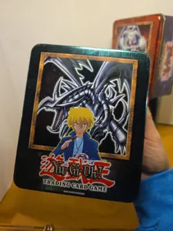 Yu-Gi-Oh 2002 tins (empty). Set Of 4! Vintage Lot! METAL TRADING CARD BOXES READ - Image 2