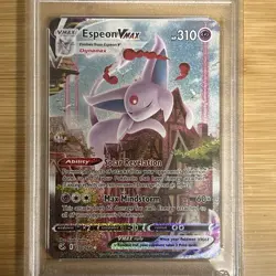 Espeon Vmax PSA 10 Fusion Strike Alt Art Pokemon Card 270/264 Full Art 2021 FA - Image 2