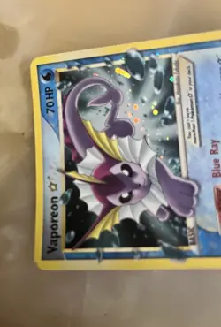 Vaporeon Gold Star 102/108 Power Keepers Ultra Rare Holo Card - Image 4