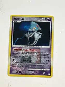Azelf 19/146 Crosshatch Holo Pokemon League Promo Legends Awakened Card NM - Image 1