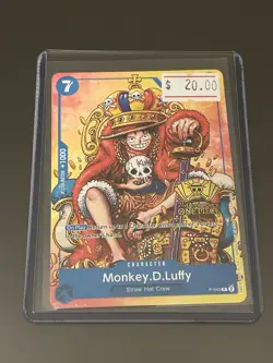 One Piece TCG 7 Card Lot Monkey.D.Luffy Jinbe Near Mint English - Image 3