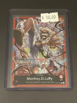 One Piece TCG 7 Card Lot Monkey.D.Luffy Jinbe Near Mint English - Image 5